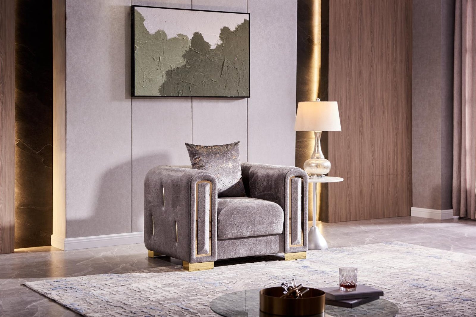 IMPREZA™ – MODERN VELVET SOFA SET – L1525