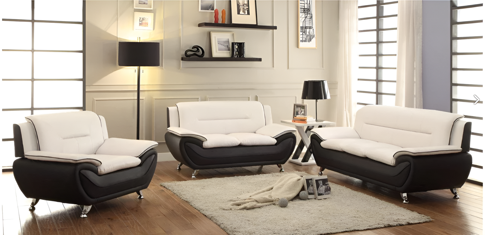 Sofa Set PU 1901