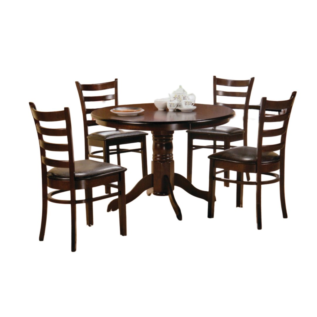 Espresso Round Dining Set – Model T-1060