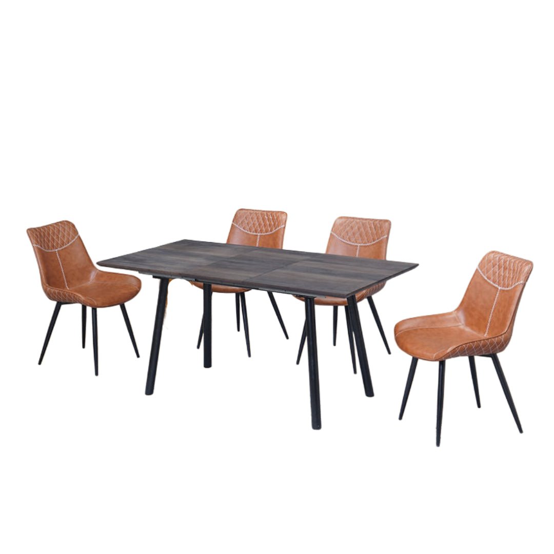 Industrial Extendable Dining Set – Model T-1814