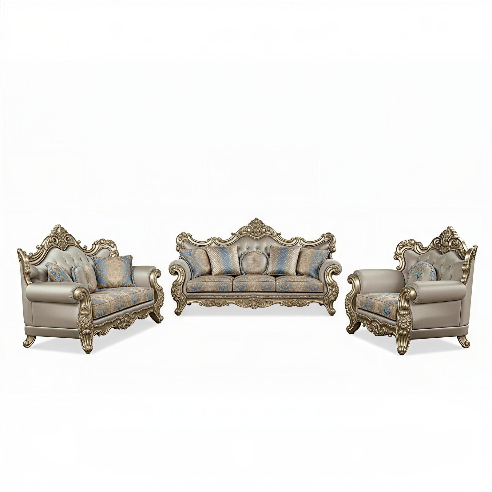 ISABELLA ROYALE™ – CLASSIC EUROPEAN LIVING ROOM SET – L1425